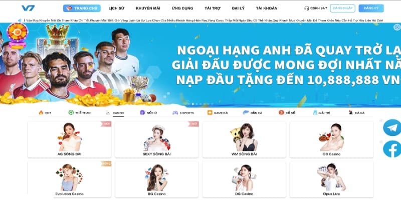 Kho game ăn khách nhất của nhà cái v7bet