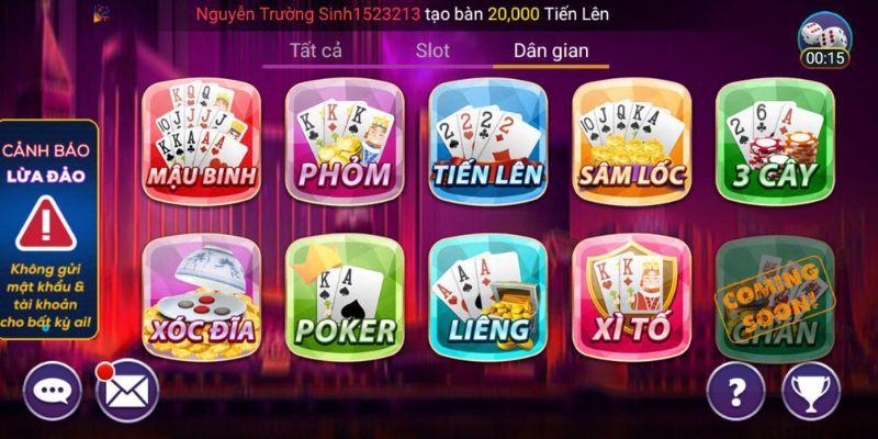 Hệ thống game cực hot tại vuabai88